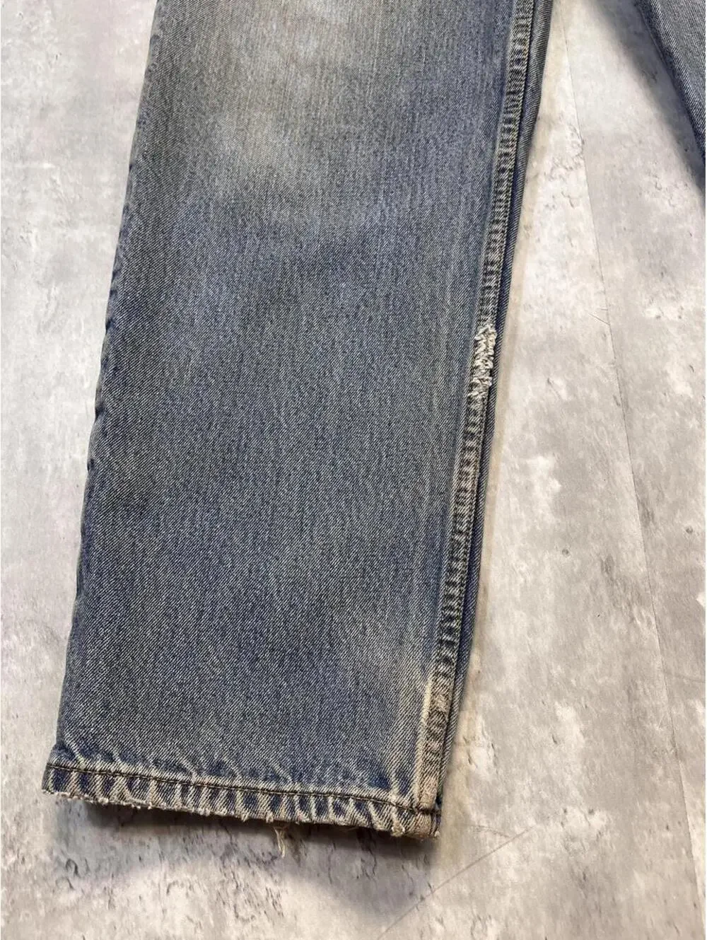 Vintage Levi’s Mudwash Distressed Jeans Faded Straight Leg Denim